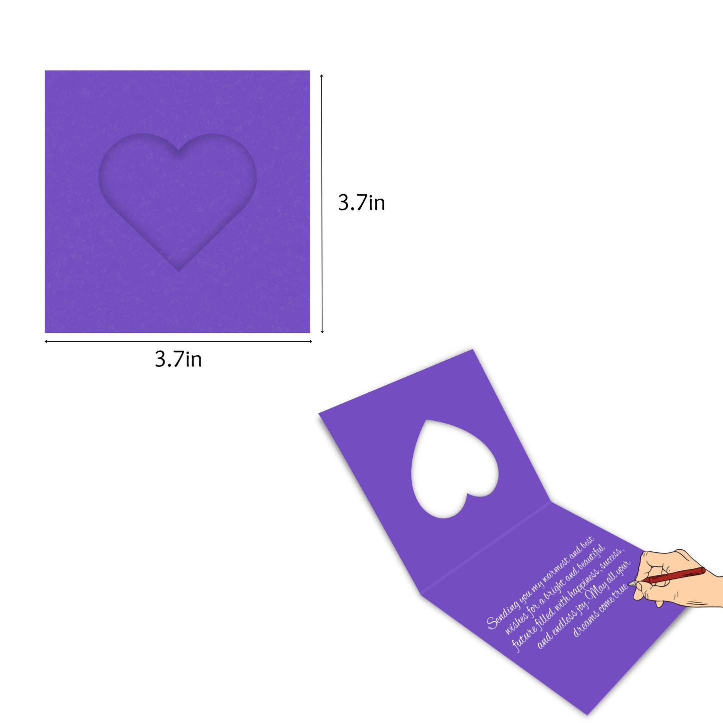 Assorted Message Tags (4.6x3.7 Inches)
