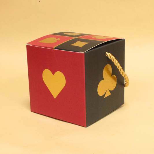 Diwali Poker Jar Box/ Candle Box (4x4x4 Inches)