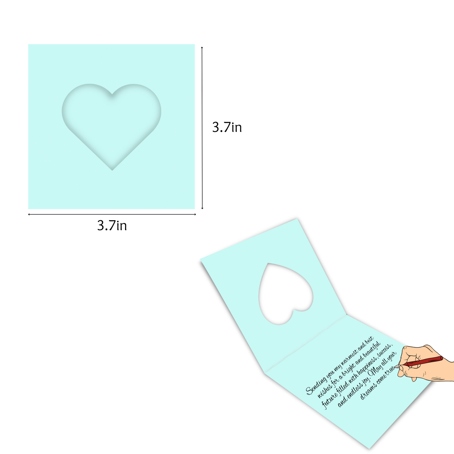 Assorted Message Tags (4.6x3.7 Inches)