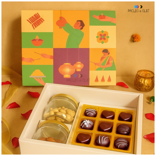 Diwali Hamper Box (10.5x8.5x4 Inches)