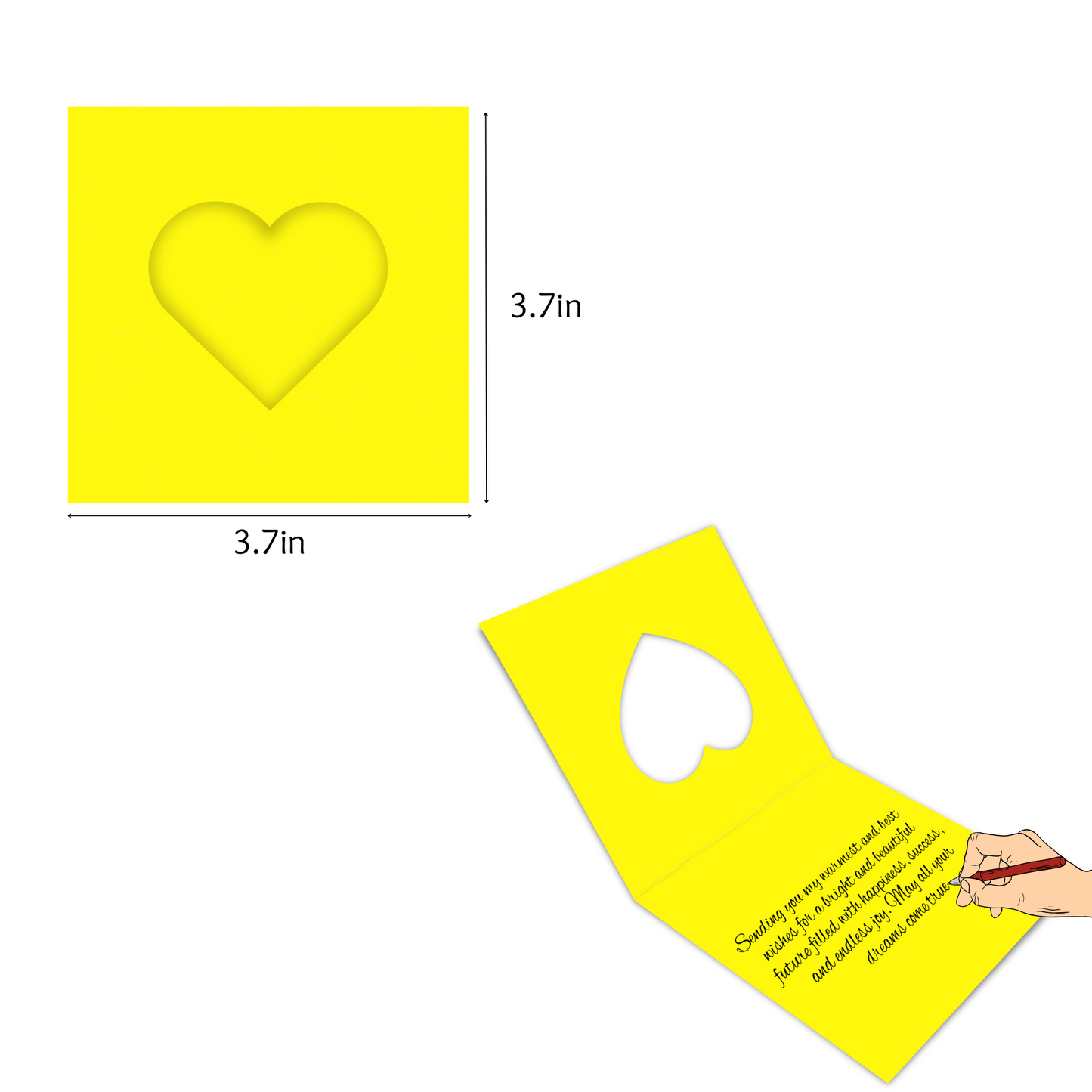 Assorted Message Tags (4.6x3.7 Inches)