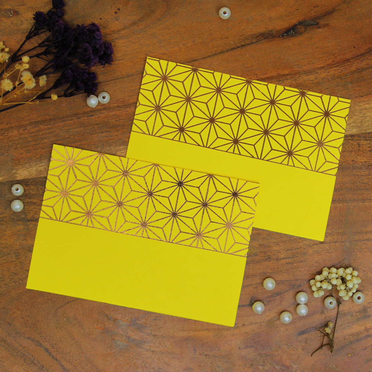 Asanoha Pattern Foiled (4x2.75 Inches)