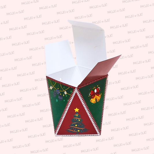 Christmas Treat Box (3x3x3.75 Inches)