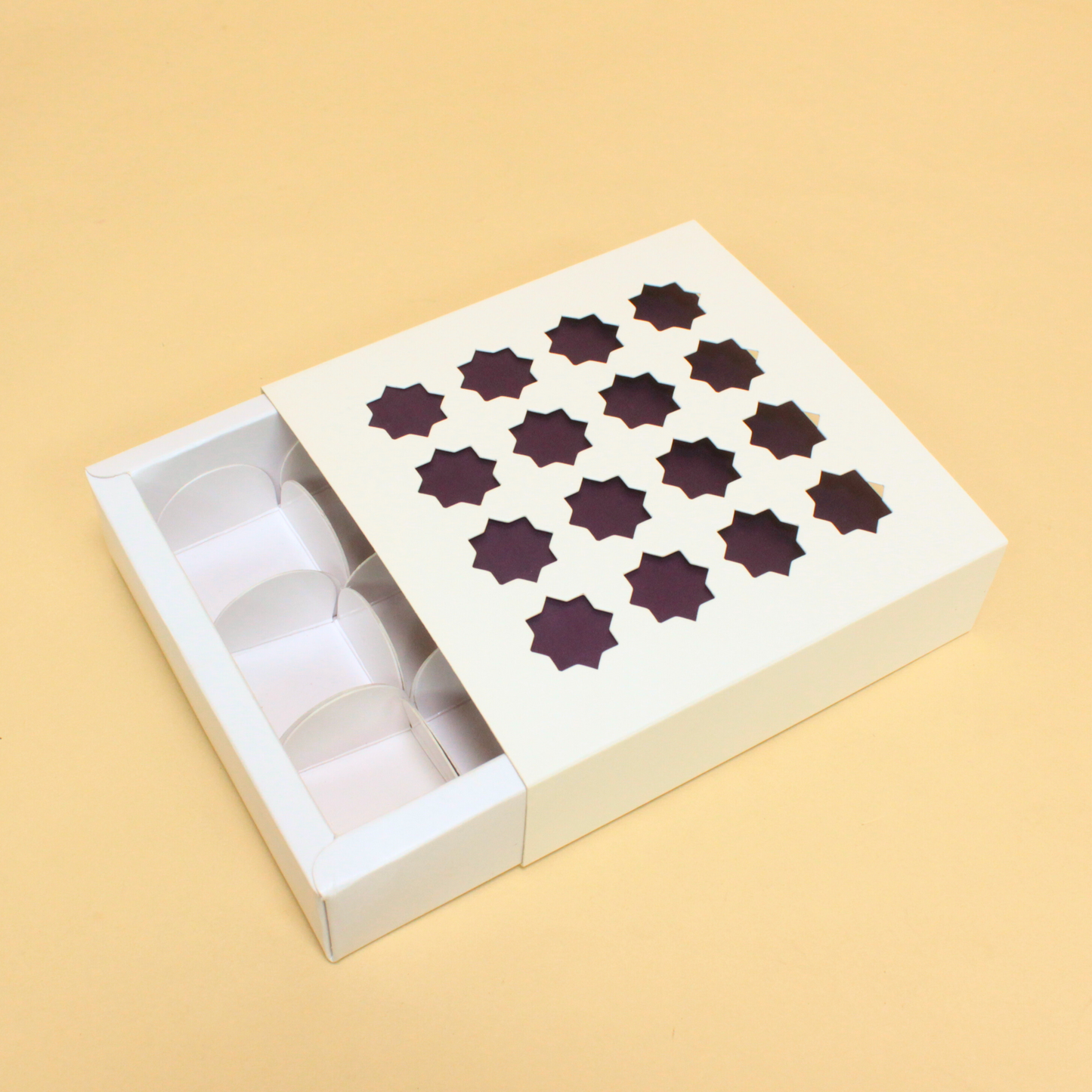 Diwali 9 Cavity Chocolate Box (5.5x5.5x1.5 Inches)