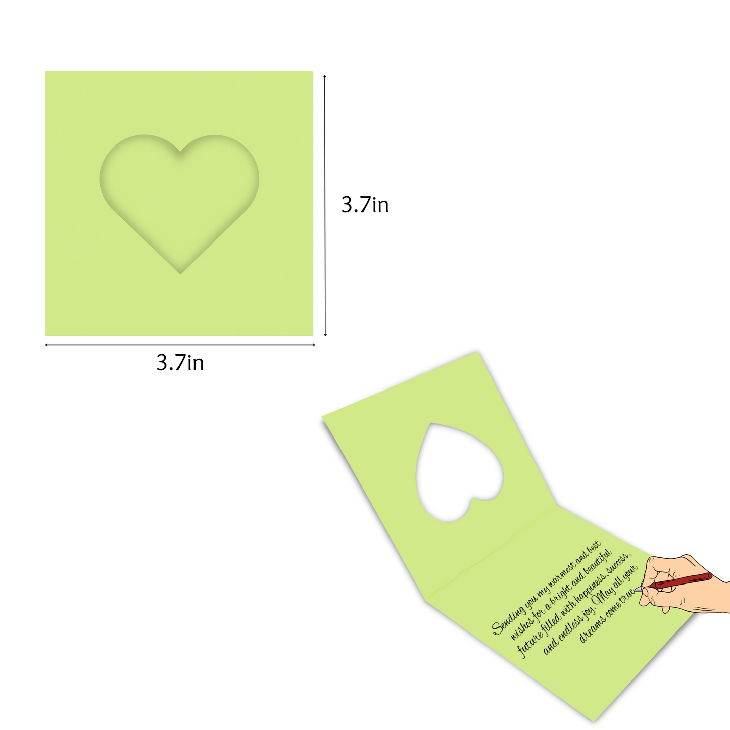 Assorted Message Tags (4.6x3.7 Inches)