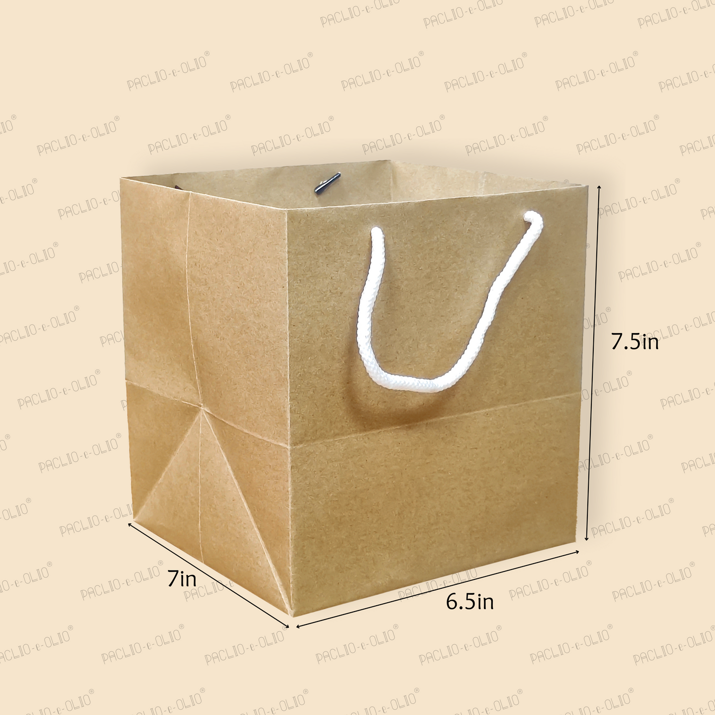 Paper Bags (7.5x7x6.5 Inches)