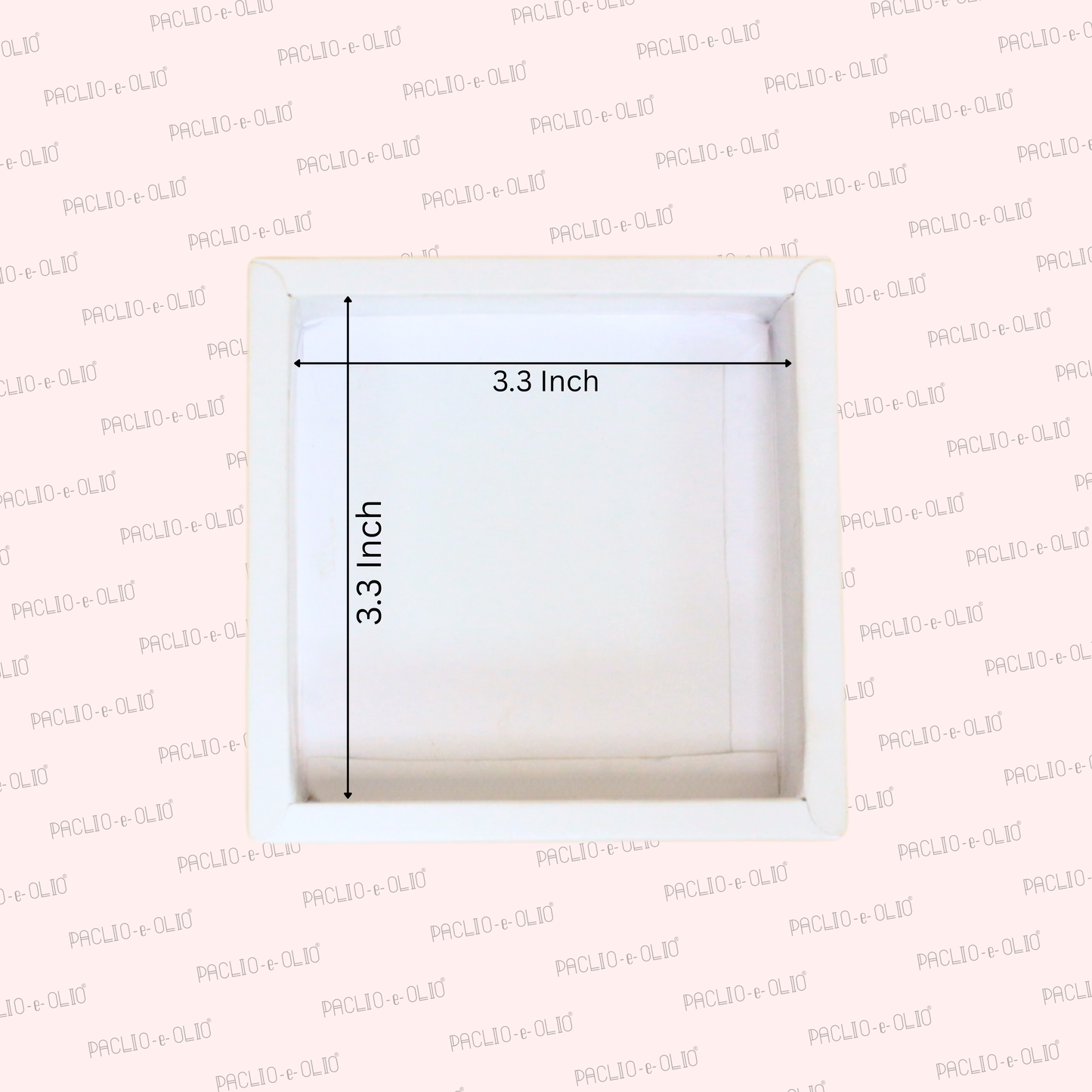 4 Cavity Chocolate Box | 4.5x4.5x1.5 Inches