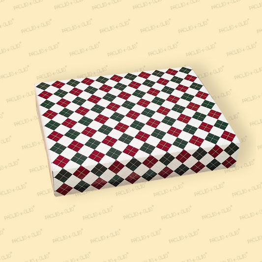 Christmas 12 Cavity Chocolate Box (8.5x6.5x1.5 Inches)