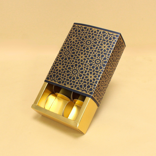 6 Cavity Chocolate Box (5.5x4x2 Inches)