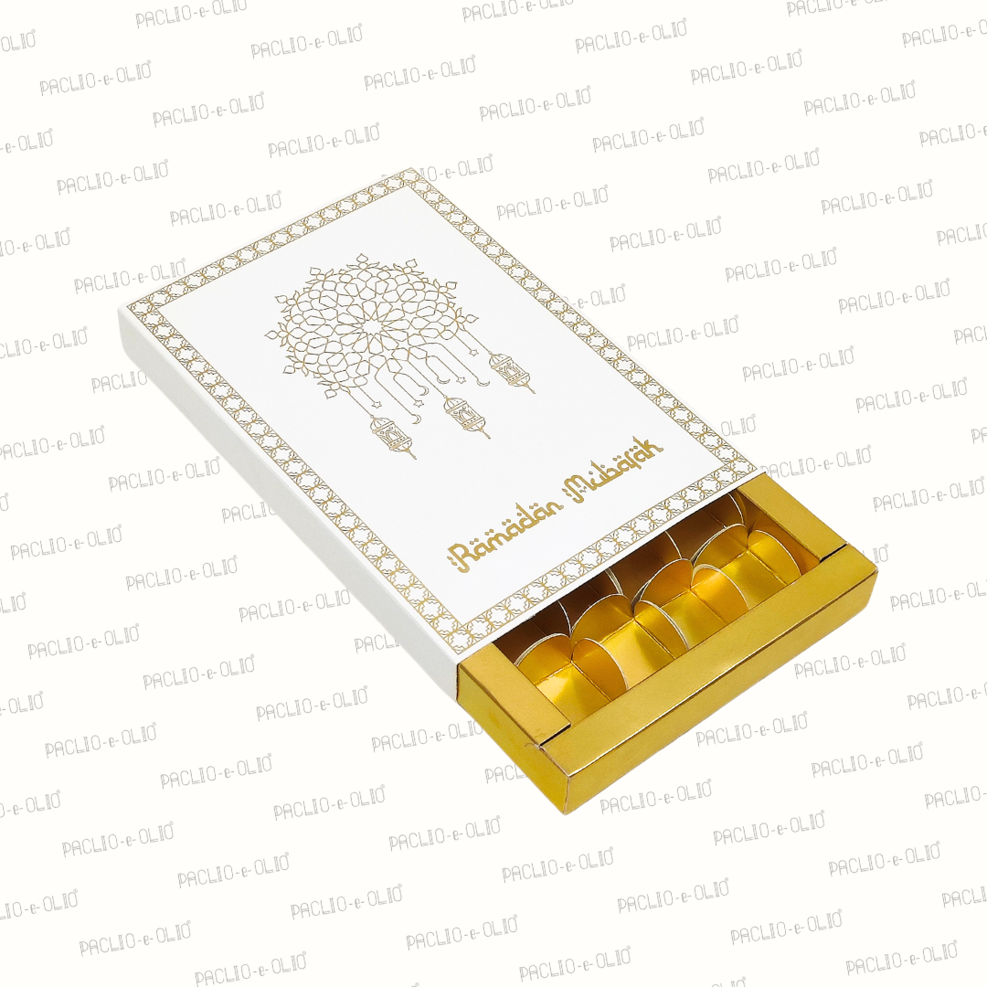 18 Pcs Ramadan Chocolate Box (10.5x7x1 Inches)