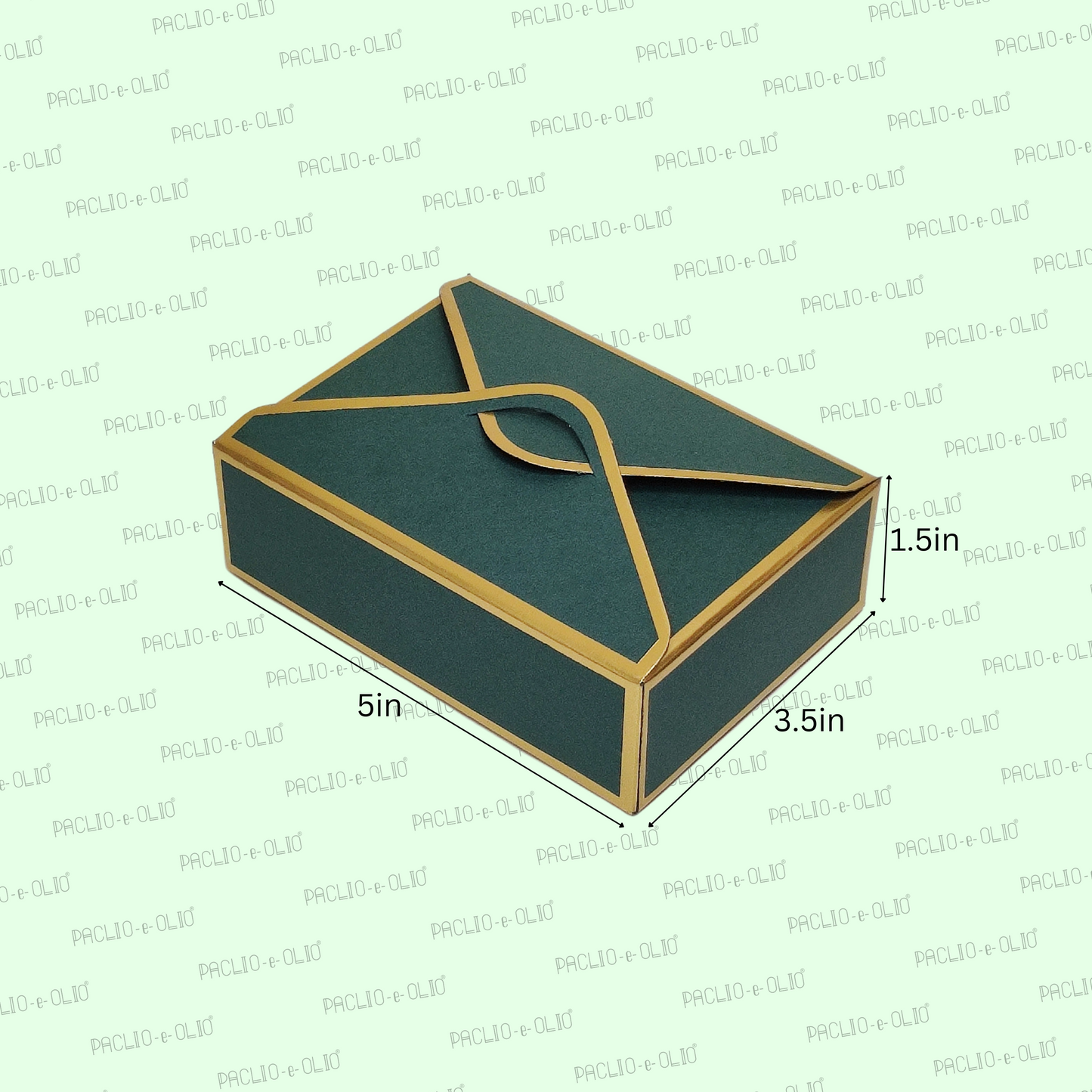 Christmas 6 Cavity Chocolate Box (5x3.5x1.5 INCHES)