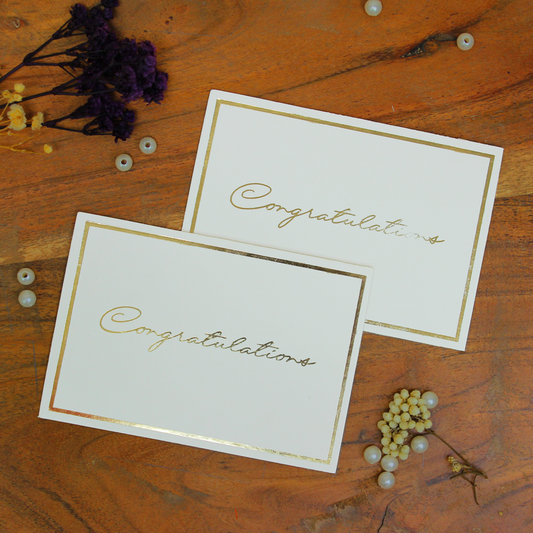 Congratulations (4x2.75 Inches)