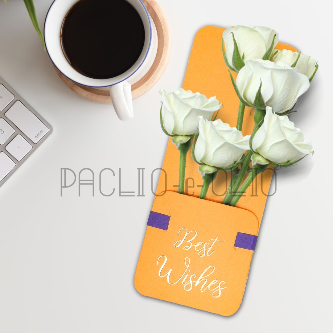 Assorted Floer Holder Postcard (9X3.5 INCHES)