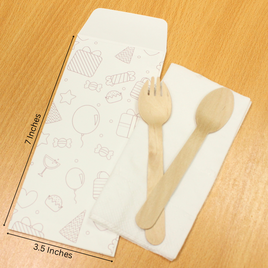 Cutlery Pouch (7x3.5 Inches)