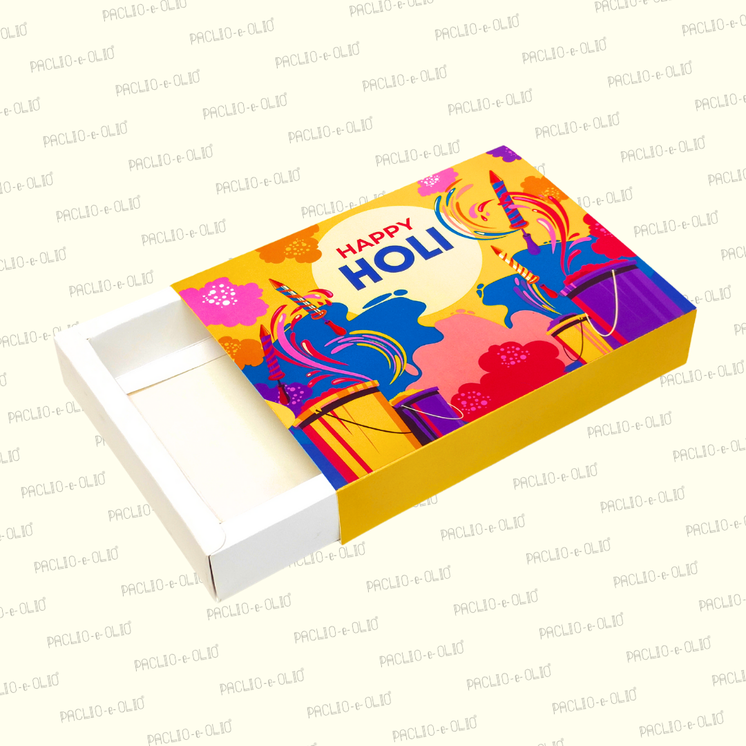 Holi Sweet Box (8.5x6.5x1.5 Inches)