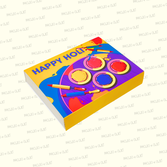 Holi Sweet Box (8.5x6.5x1.5 Inches)
