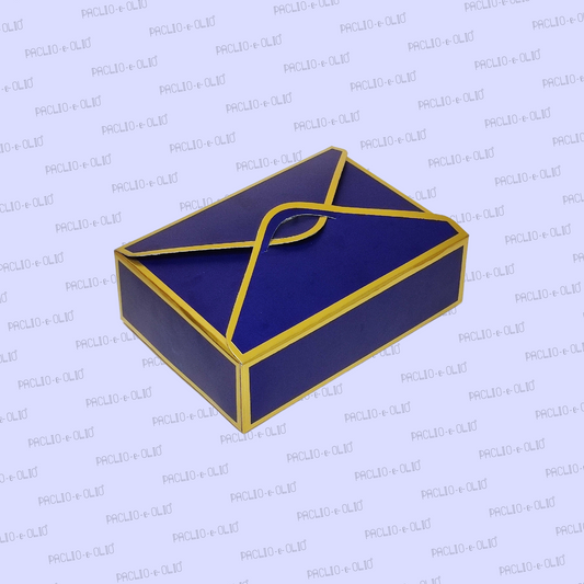 6 Cavity Chocolate Envelope Box (5x3.5x1.5 Inches)