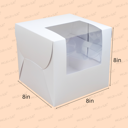 Tall Cake Box | 8x8x8 Inches