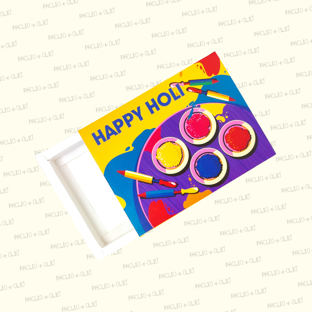 Holi Sweet Box (8.5x6.5x1.5 Inches)