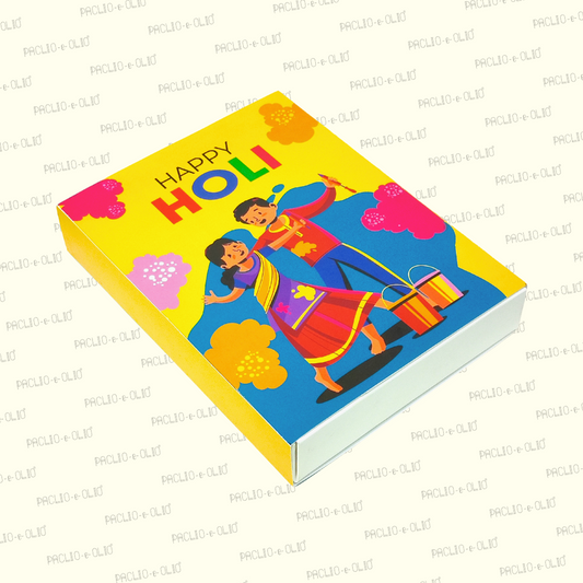 Holi Sweet Box (8.5x6.5x1.5 Inches)