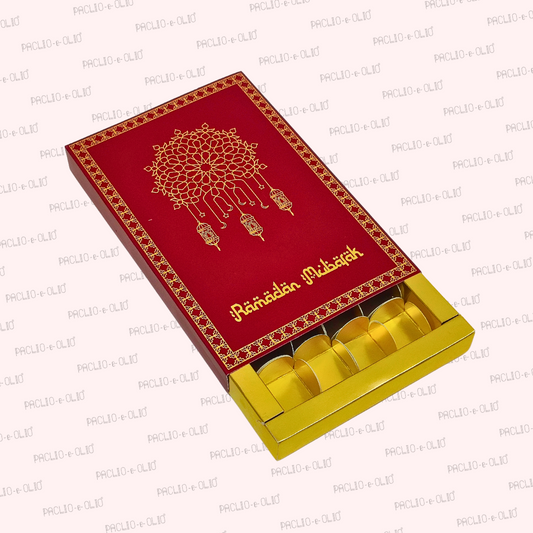 18 Pcs Ramadan Chocolate Box (10.5x7x1 Inches)