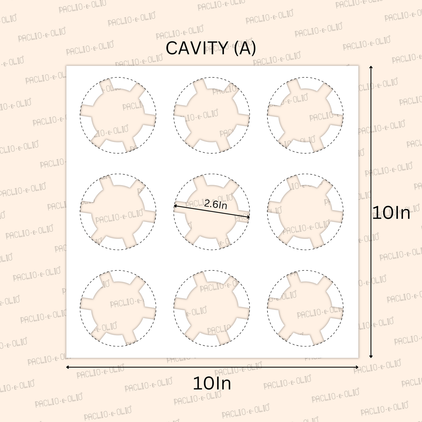 Multipurpose Cavity Box (10x10x5 Inches)