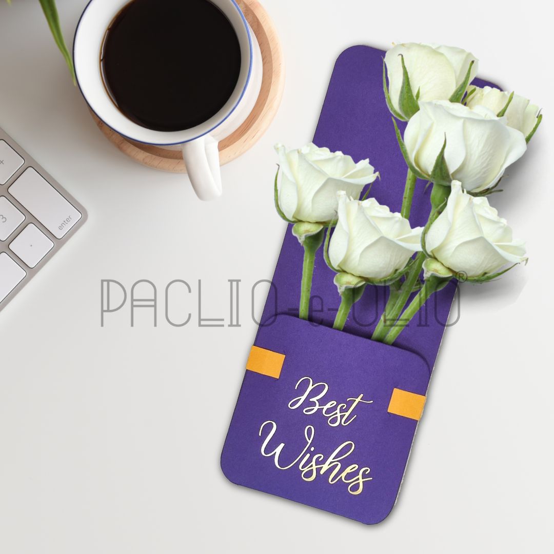 Assorted Floer Holder Postcard (9X3.5 INCHES)