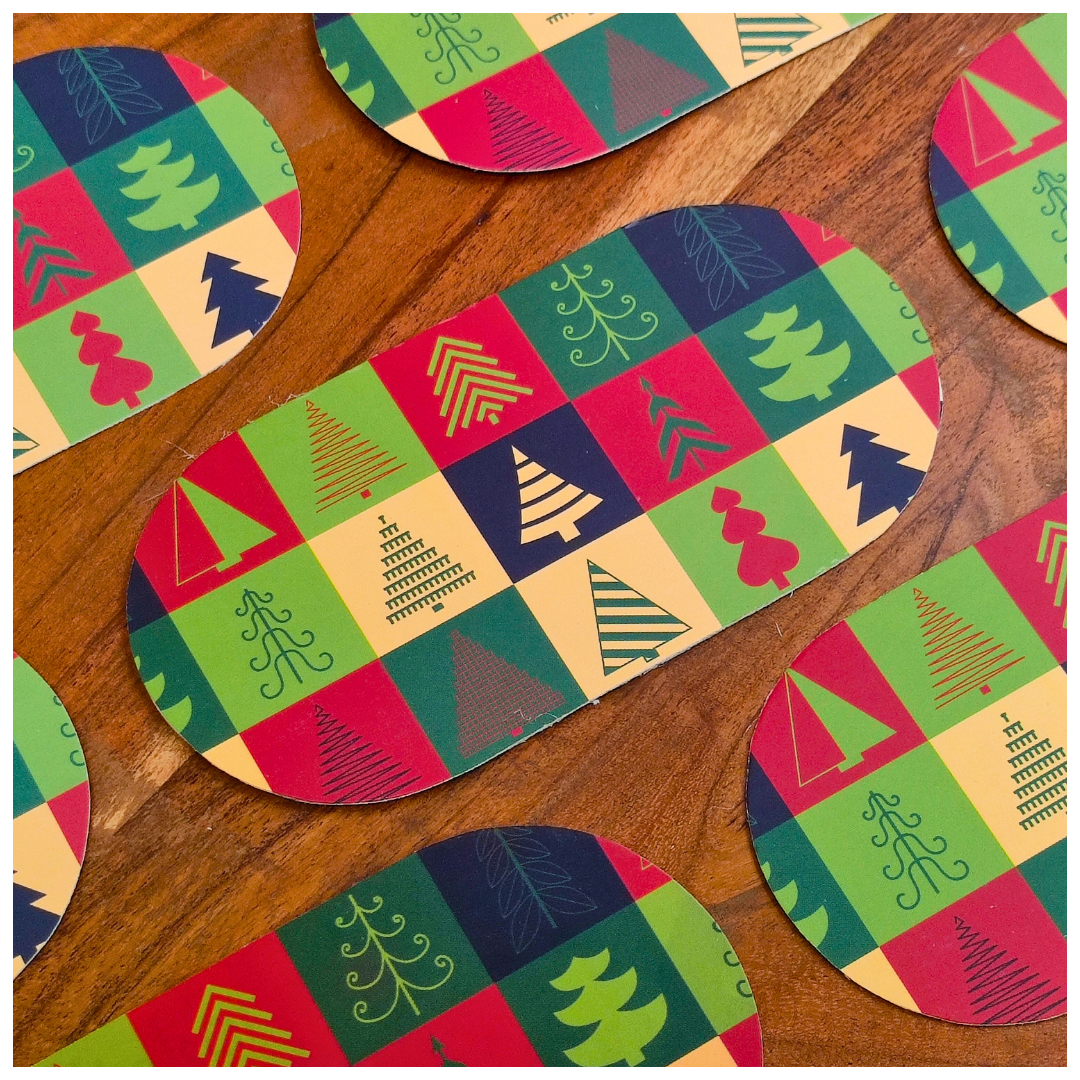 CHRISTMAS TAG (6x3 INCHES)