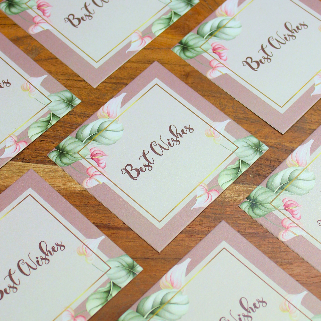 Palm Art Tag (3x3 Inches)