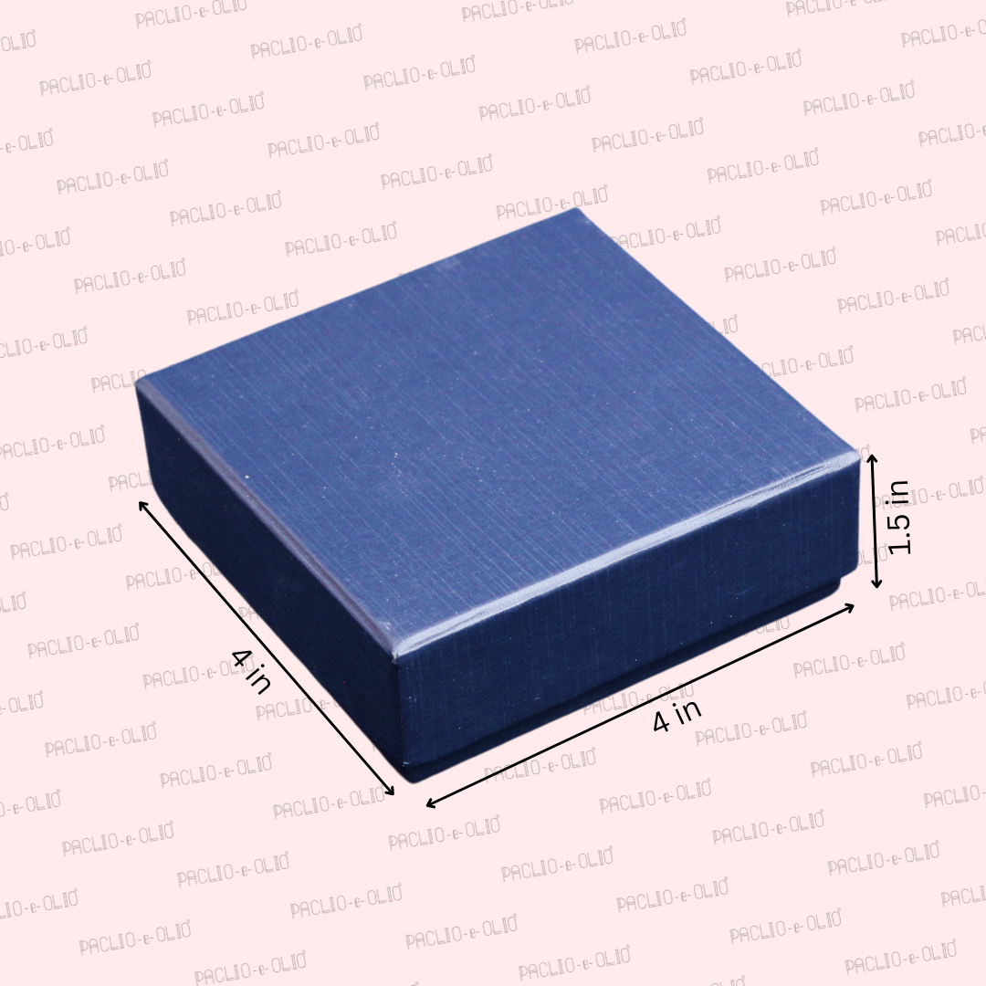 4 Laddu Rigid Box (4x4x1.5 Inches)