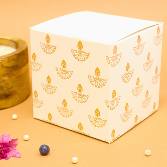 Diwali Candle Box (4x4x4 Inches)