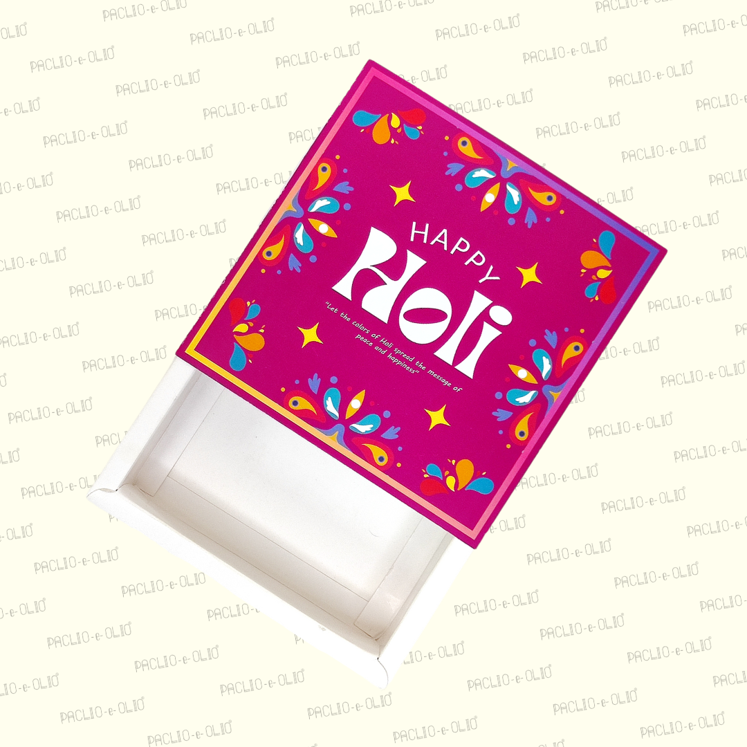 Holi Sweet Box (5.5x5.5x1.5 Inches)
