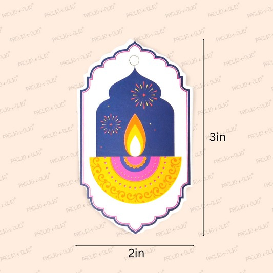 DIWALI TAG (2x2 INCHES)