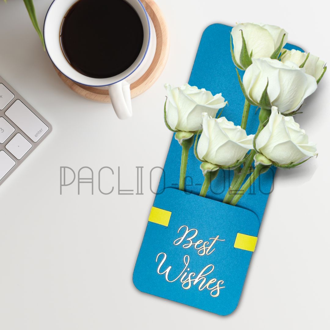 Assorted Floer Holder Postcard (9X3.5 INCHES)