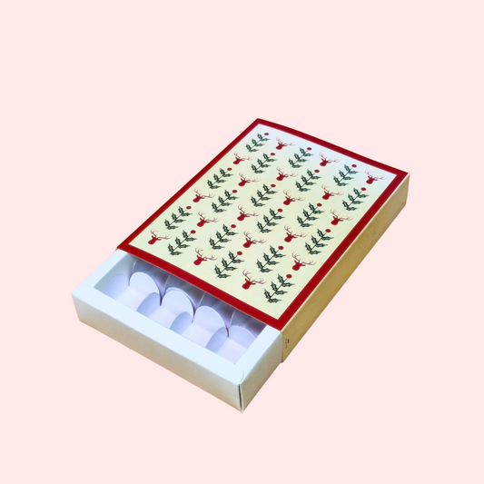 15 CAVITY CHOCOLATE BOX (8.5x6.5x1.5 Inches)