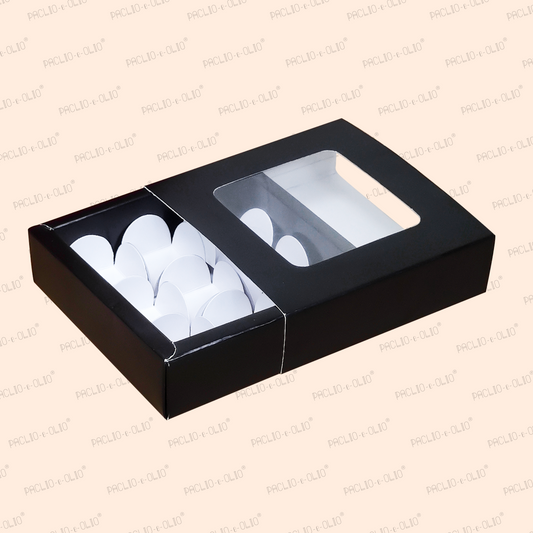 9 Cavity Chocolae Box (5.5x5.5x1.5 Inches)