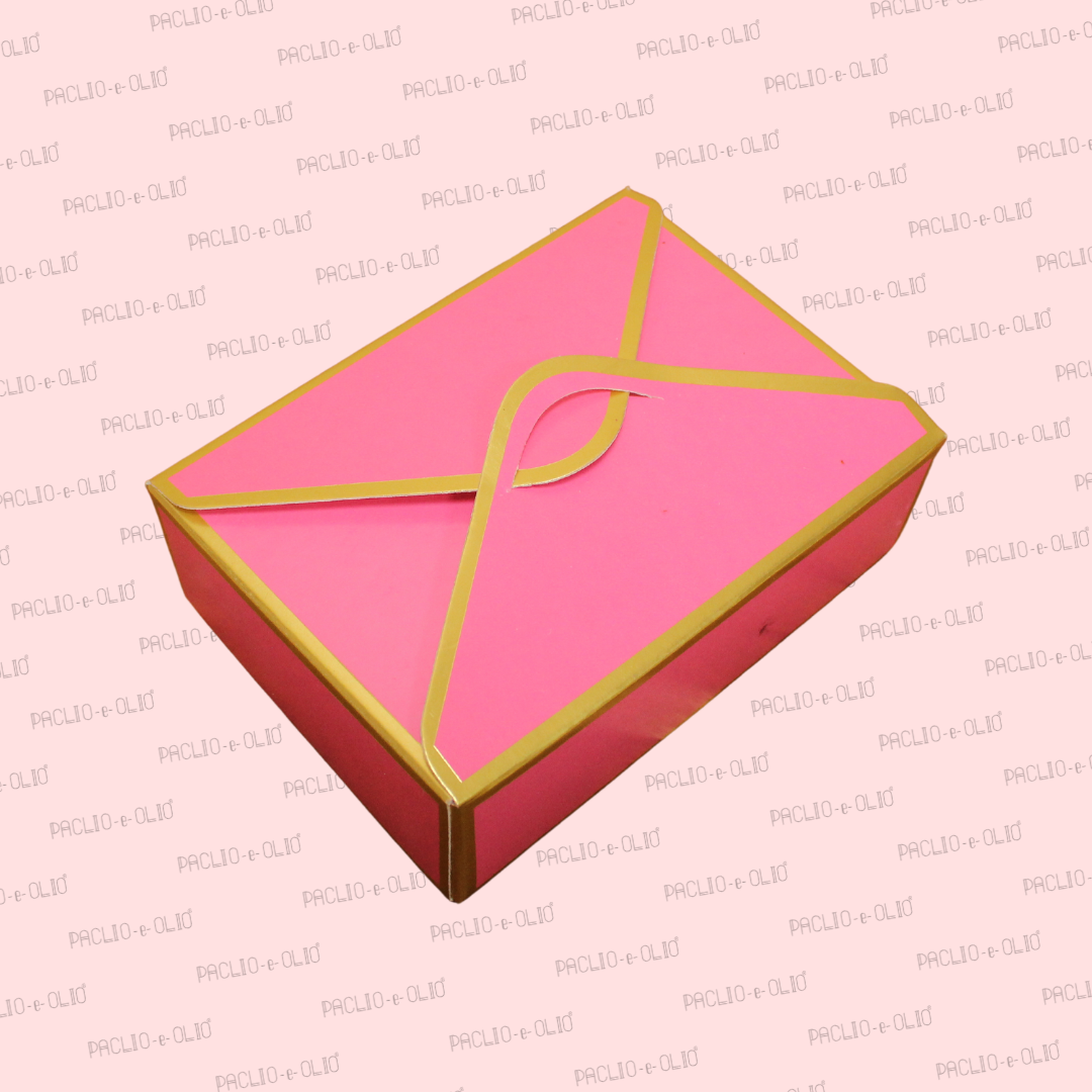 6 Cavity Chocolate Envelope Box (5x3.5x1.5 Inches)