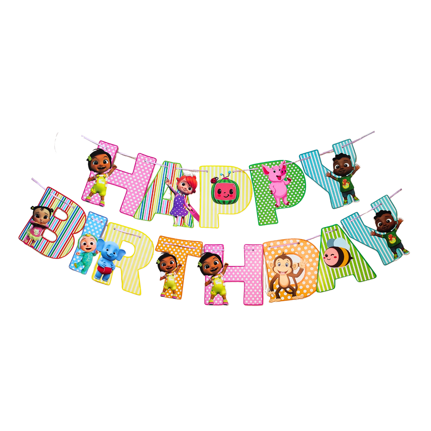 Coco Melon Birthday Banner