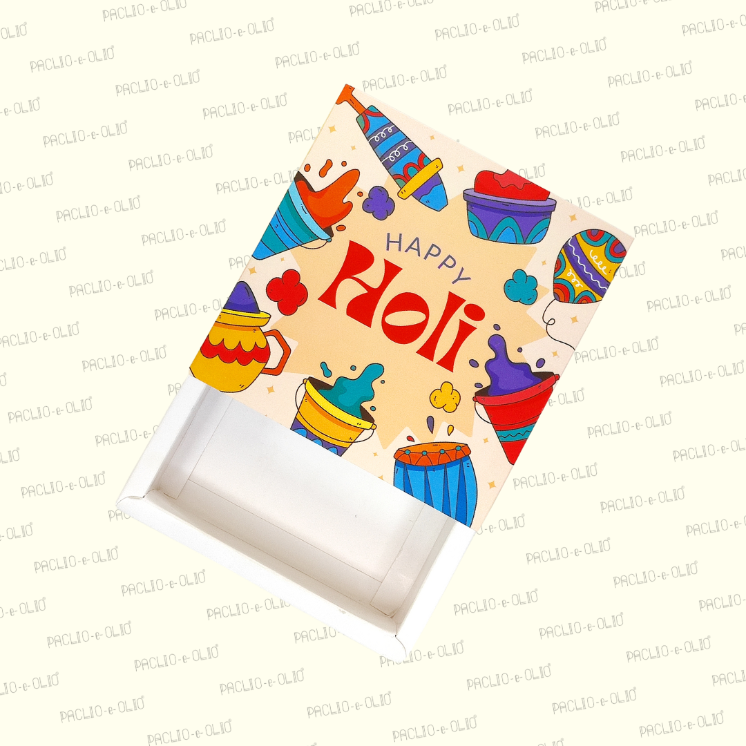 Holi Sweet Box (5.5x5.5x1.5 Inches)