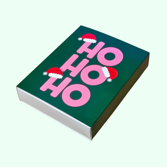 Christmas 12 Cavity Chocolate Box (8.5x6.5x1.5 Inches)