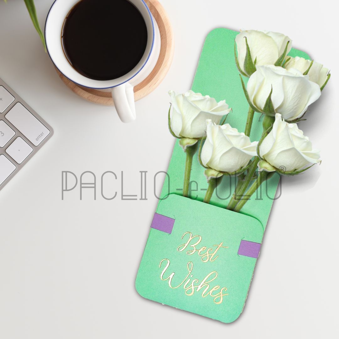 Assorted Floer Holder Postcard (9X3.5 INCHES)