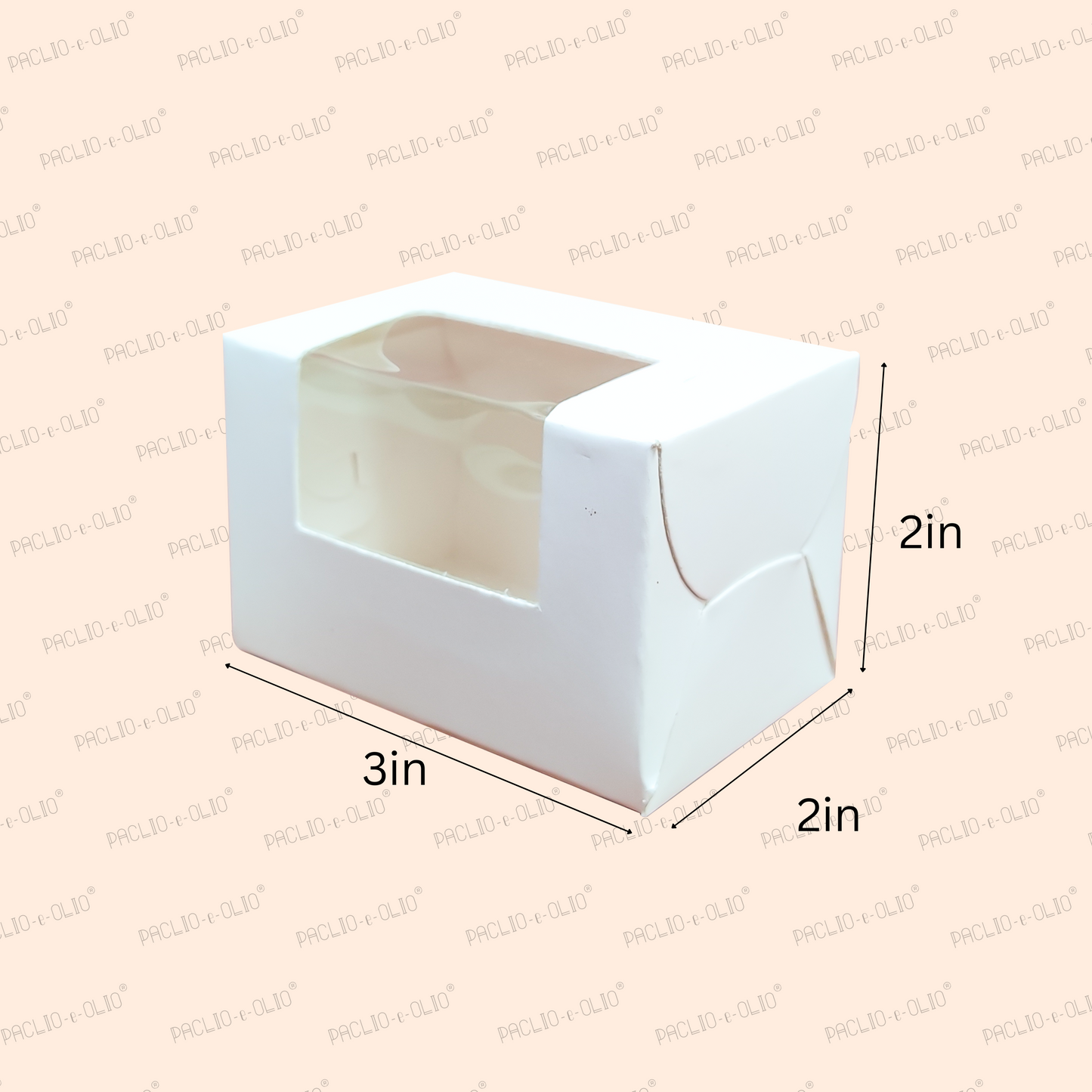 Macaroon Box (3x2x2 Inches)