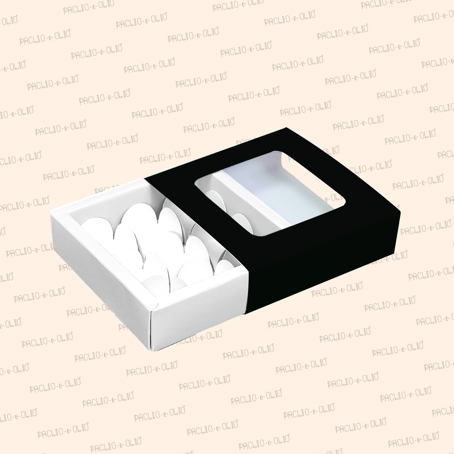 9 Cavity Chocolae Box (5.5x5.5x1.5 Inches)