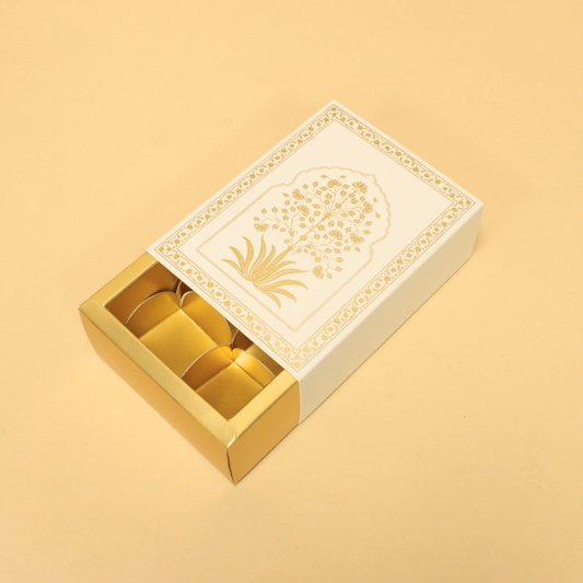 6 Cavity Chocolate Box | 5.5x4x2 Inches