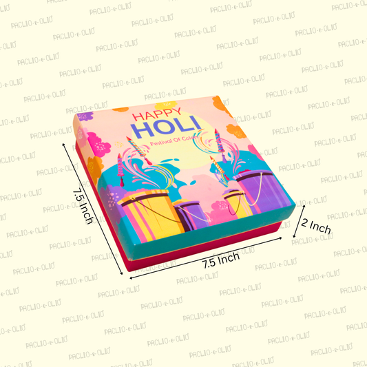Holi Rigid Box | 7.5x7.5x2 Inches