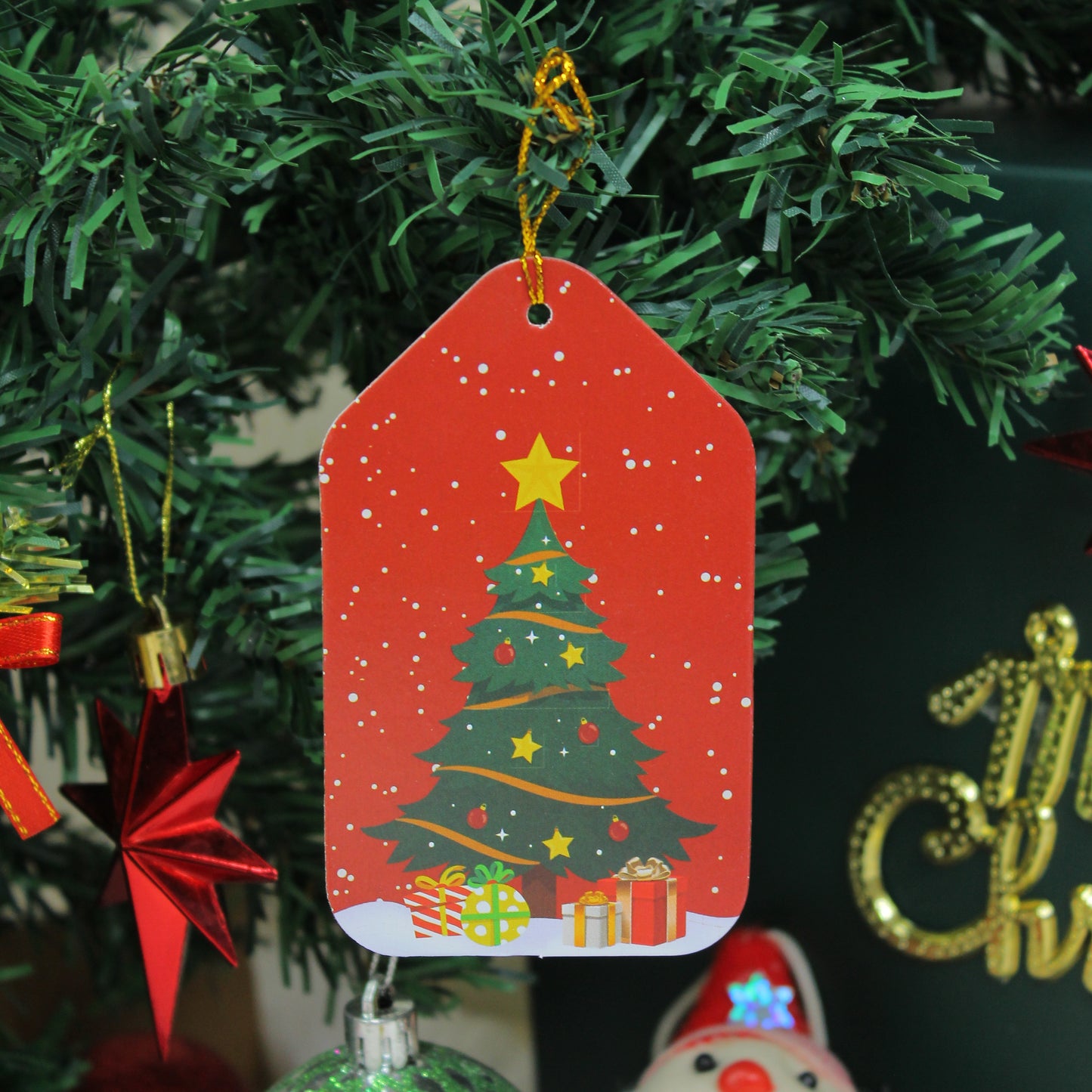 Christmas Tag (4x2.5 INCHES)