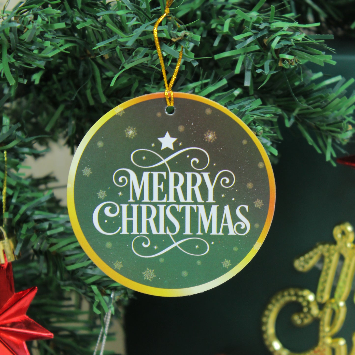 Christmas Gift Tag (3x3 Inches)