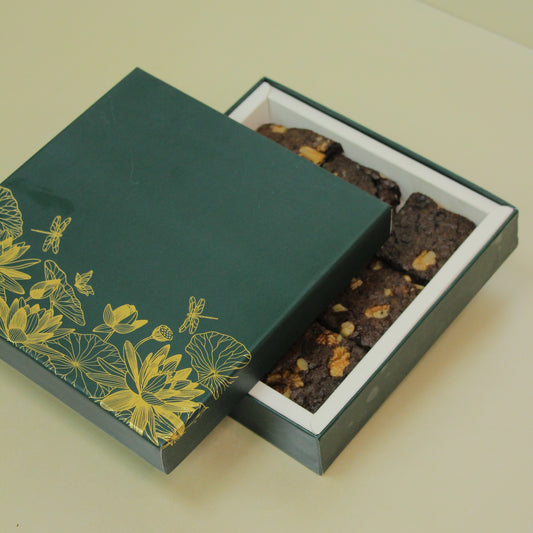 BROWNIE BOX - (7.5x7.5x1.5 INCHES)