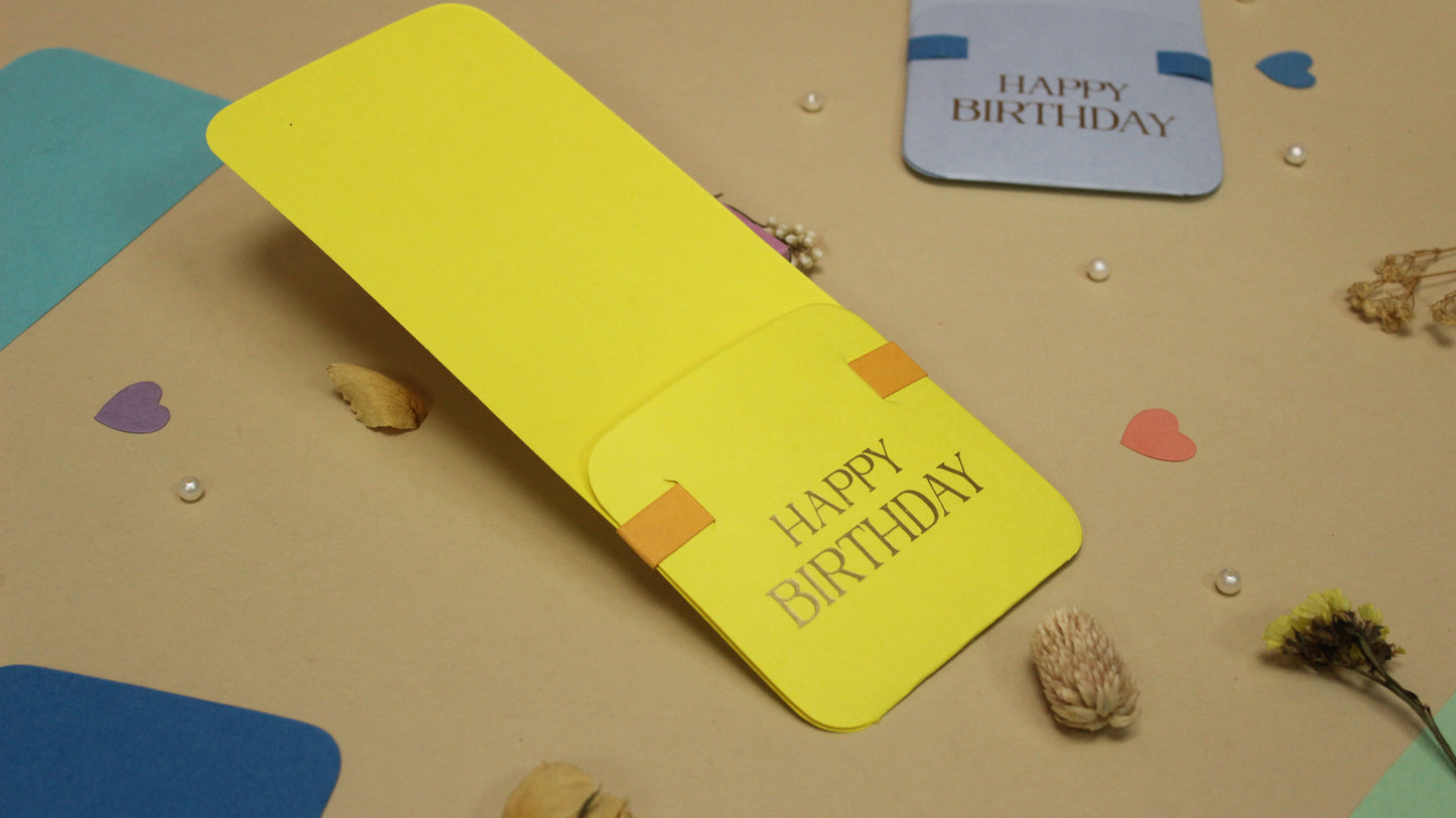 Assorted Flower Holder Postcard (9X3.5 INCHES)