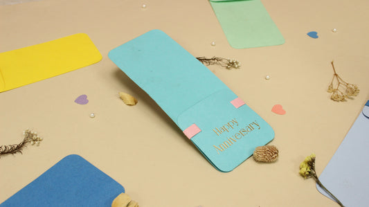 Assorted Flower Holder Postcard (9X3.5 INCHES)